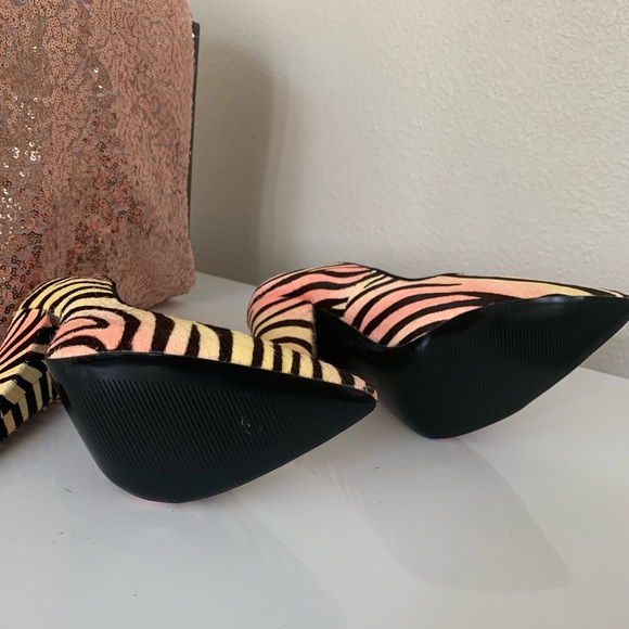 Excit Pink White Keisha Cole by Steve Madden Sz 8 - Picture 5 of 7